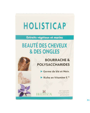 Holisticap soin cheveux-ongles   caps 60 holistica