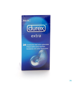 Durex extra condoms 24