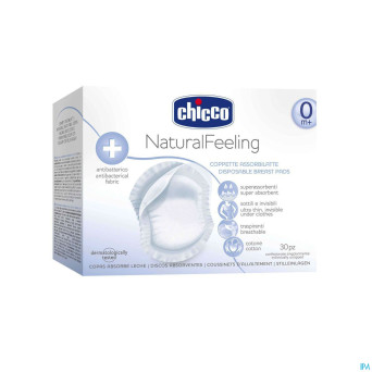 Chicco disques proteges seins ultra absorbants 30
