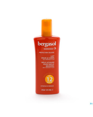 Bergasol lait spray corps ip12   125ml cfr 2411379
