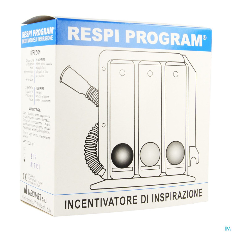 Respiprogram spirometre incentif