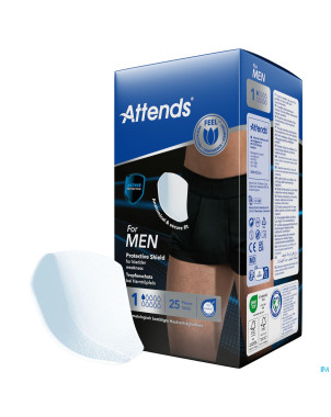 Attends for men shield 1 lange incontinance 25