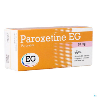 Paroxetine eg comp pell 56x20mg blister