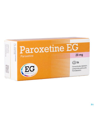 Paroxetine eg comp pell 56x20mg blister
