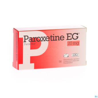 Paroxetine eg comp pell 56x20mg blister