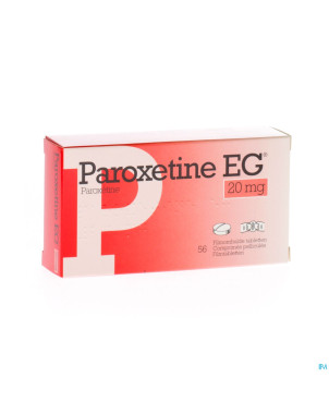 Paroxetine eg comp pell 56x20mg blister