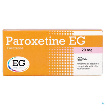 Paroxetine eg comp pell 56x20mg blister