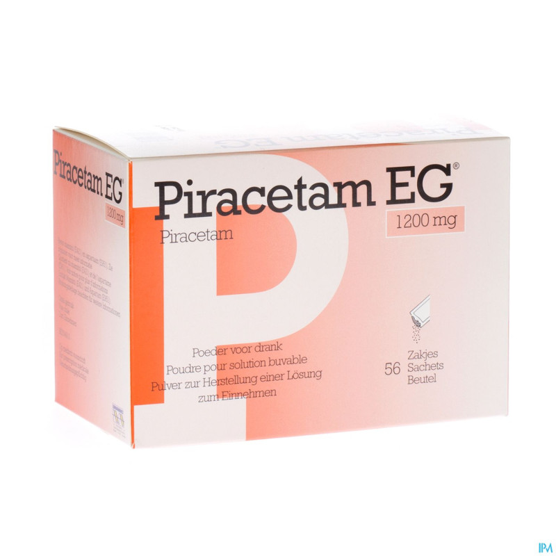 Piracetam eg 1200 mg pulv sach  56