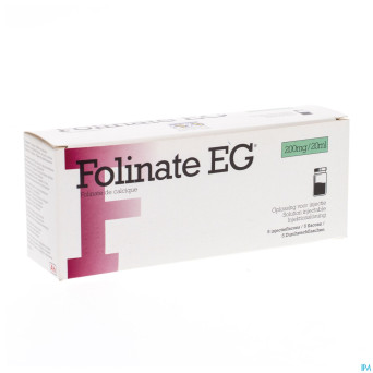 Folinate eg  500mg/50 ml sol inj 5 fl x  50 ml