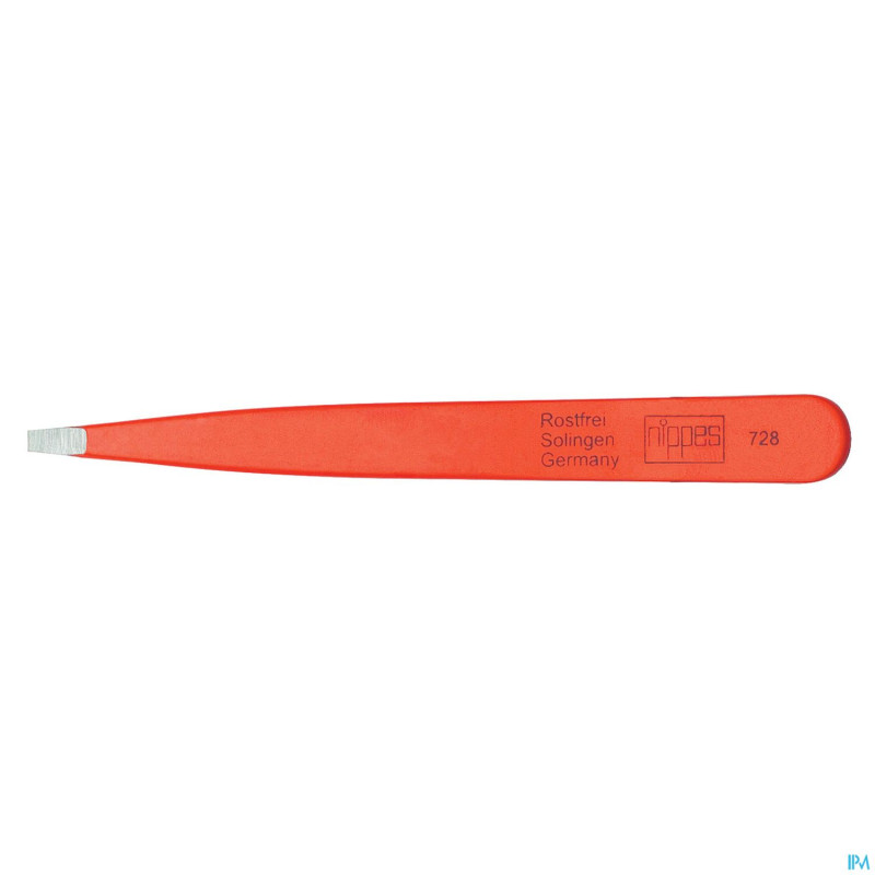 Nippes pince epiler droite orange   n728