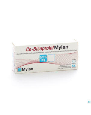 Co bisoprolol viatris 5mg/12,5mg drag 56