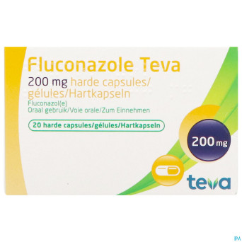 Fluconazole teva caps 20 x 200 mg