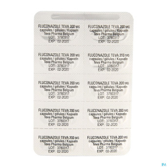 Fluconazole teva caps 20 x 200 mg