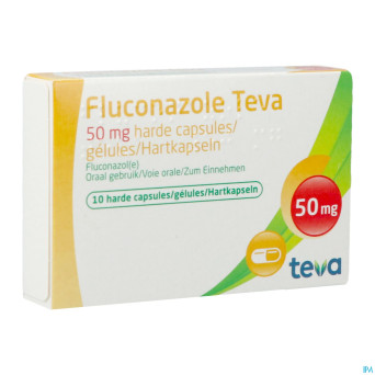 Fluconazole teva caps 10 x 50 mg