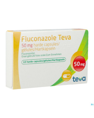 Fluconazole teva caps 10 x 50 mg