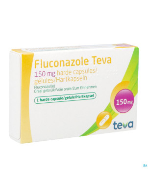 Fluconazole teva caps 1 x 150 mg
