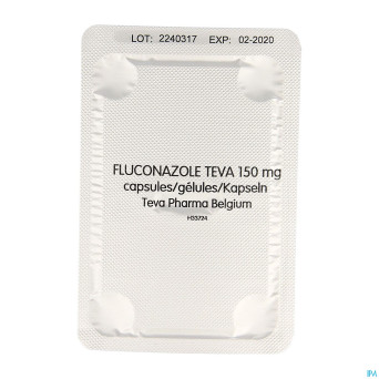 Fluconazole teva caps 1 x 150 mg
