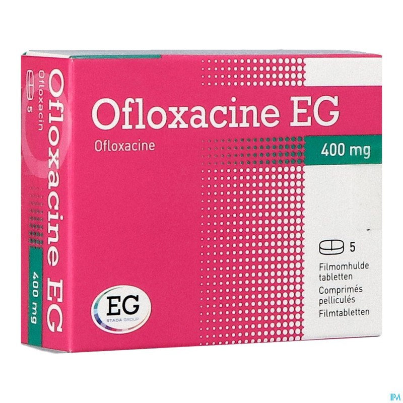 Ofloxacine eg comp 5x400mg