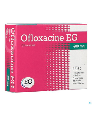 Ofloxacine eg comp 5x400mg