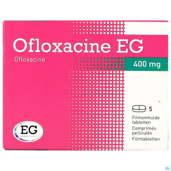 Ofloxacine eg comp 5x400mg