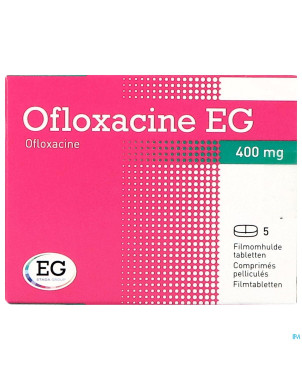 Ofloxacine eg comp 5x400mg
