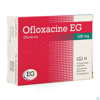 Ofloxacine eg comp 20x400mg