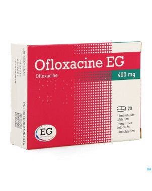 Ofloxacine eg comp 20x400mg