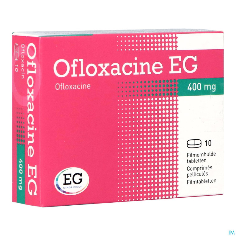 Ofloxacine eg comp 10x400mg