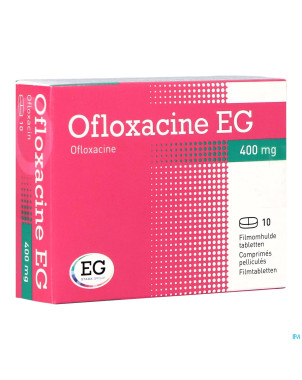 Ofloxacine eg comp 10x400mg