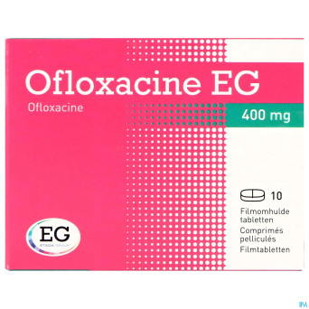 Ofloxacine eg comp 10x400mg