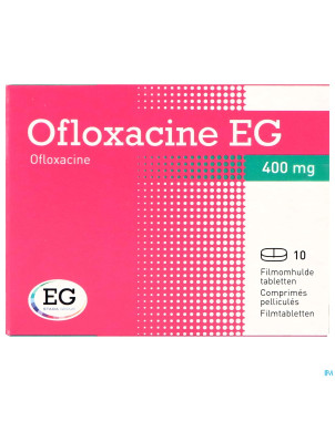 Ofloxacine eg comp 10x400mg