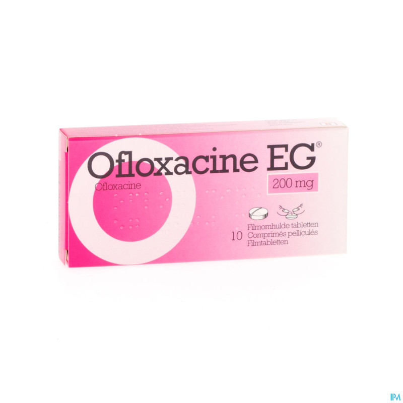 Ofloxacine eg comp 10x200mg
