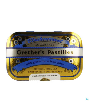 Grether's pastilles blackcurrant ss    drag 60g