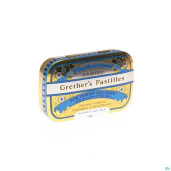 Grether's pastilles blackcurrant ss    drag 60g