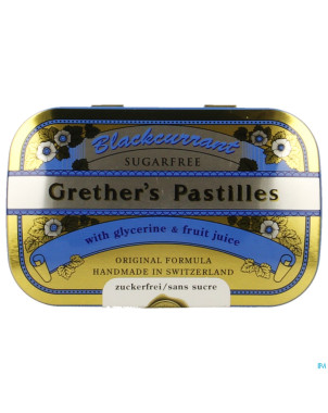 Grether's pastilles blackcurrant ss    drag 60g