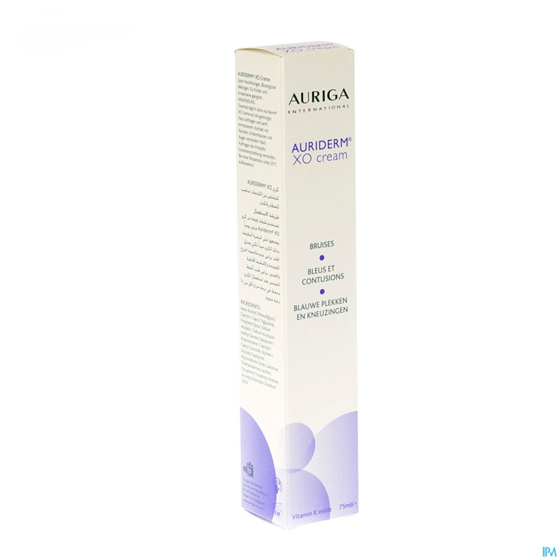 Auriga auriderm xo creme vit k    tube 75ml