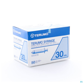 Terumo seringue luer lock    30ml  50