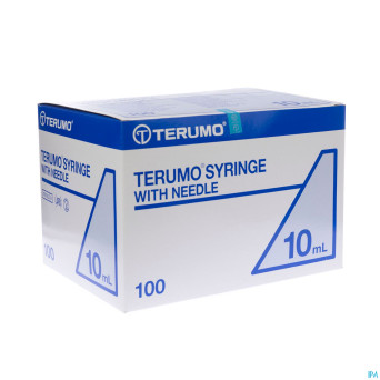 Terumo seringue avec aiguille 20g 1 1/2 10ml 100