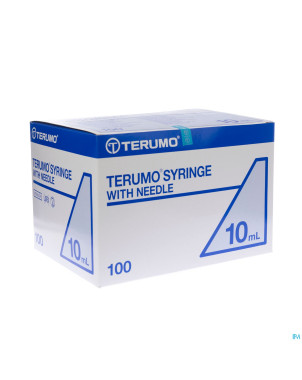 Terumo seringue avec aiguille 20g 1 1/2 10ml 100