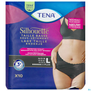 Tena silhouette plus noir taille basse l 10 780223