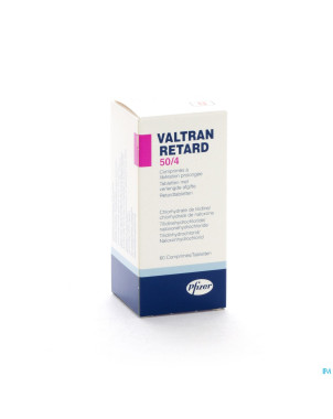 Valtran retard comp 60 x  50/ 4mg