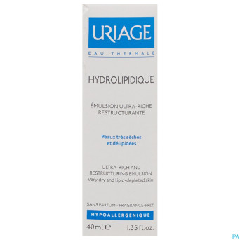 Uriage hydrolipidique creme    40ml