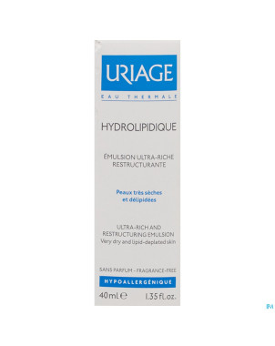 Uriage hydrolipidique creme    40ml