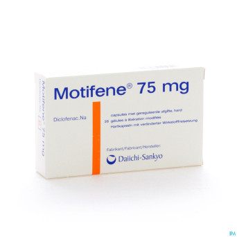 Motifene caps 28 x 75 mg