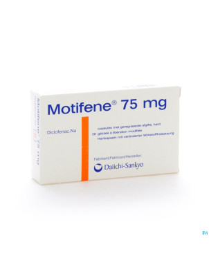 Motifene caps 28 x 75 mg