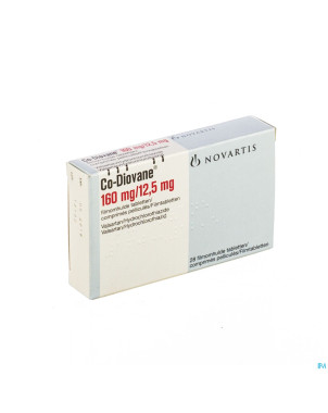 Co diovane comp 28 x 160 mg/12,5 mg