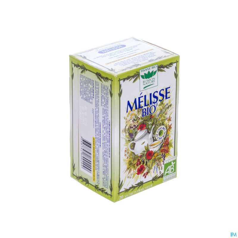 Tisane romon nature melisse bio    sachet 20