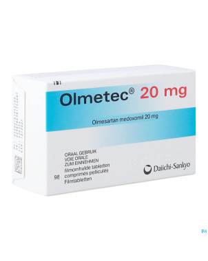 Olmetec comp pell 98 x 20 mg