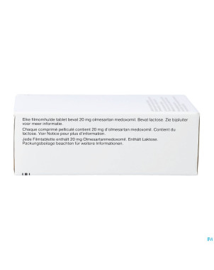 Olmetec comp pell 98 x 20 mg