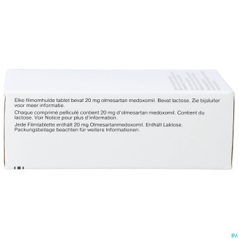 Olmetec comp pell 98 x 20 mg